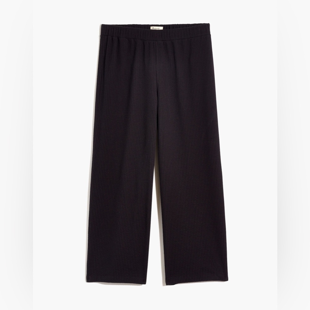 Madewell Seersucker Pull-On Crop Pants